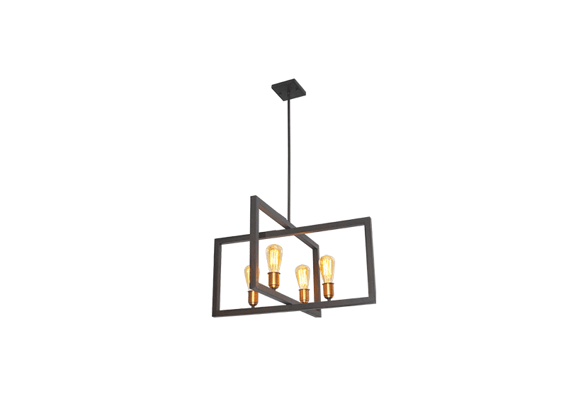 Modern Bent Pipe Series Pendant Lamp